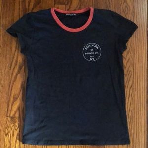 Brandy Melville dark blue t-shirt